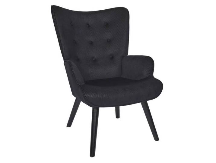 Fauteuil - HOME DECO FACTORY - Giulia - Élégant - Noir