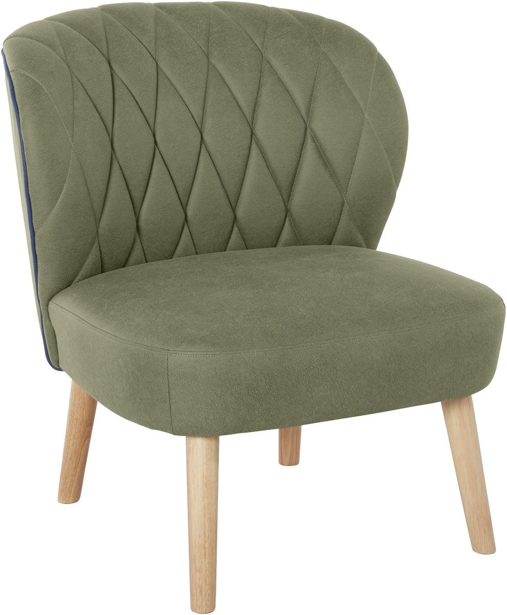 Notio Living Vernon Loungestoel - Groenblauw Stof