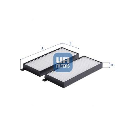 UFI Filter, Innenraumluft 5339800 für SSANGYONG AMC