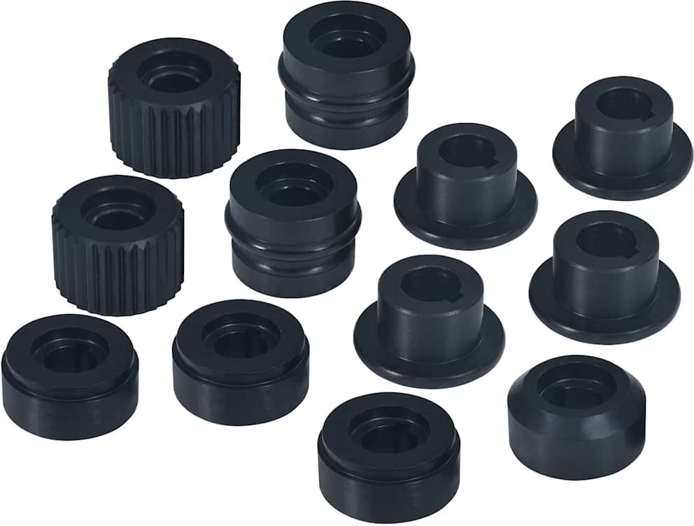 vidaXL Écrous à bride pour machine à cintrer 12 pcs acier