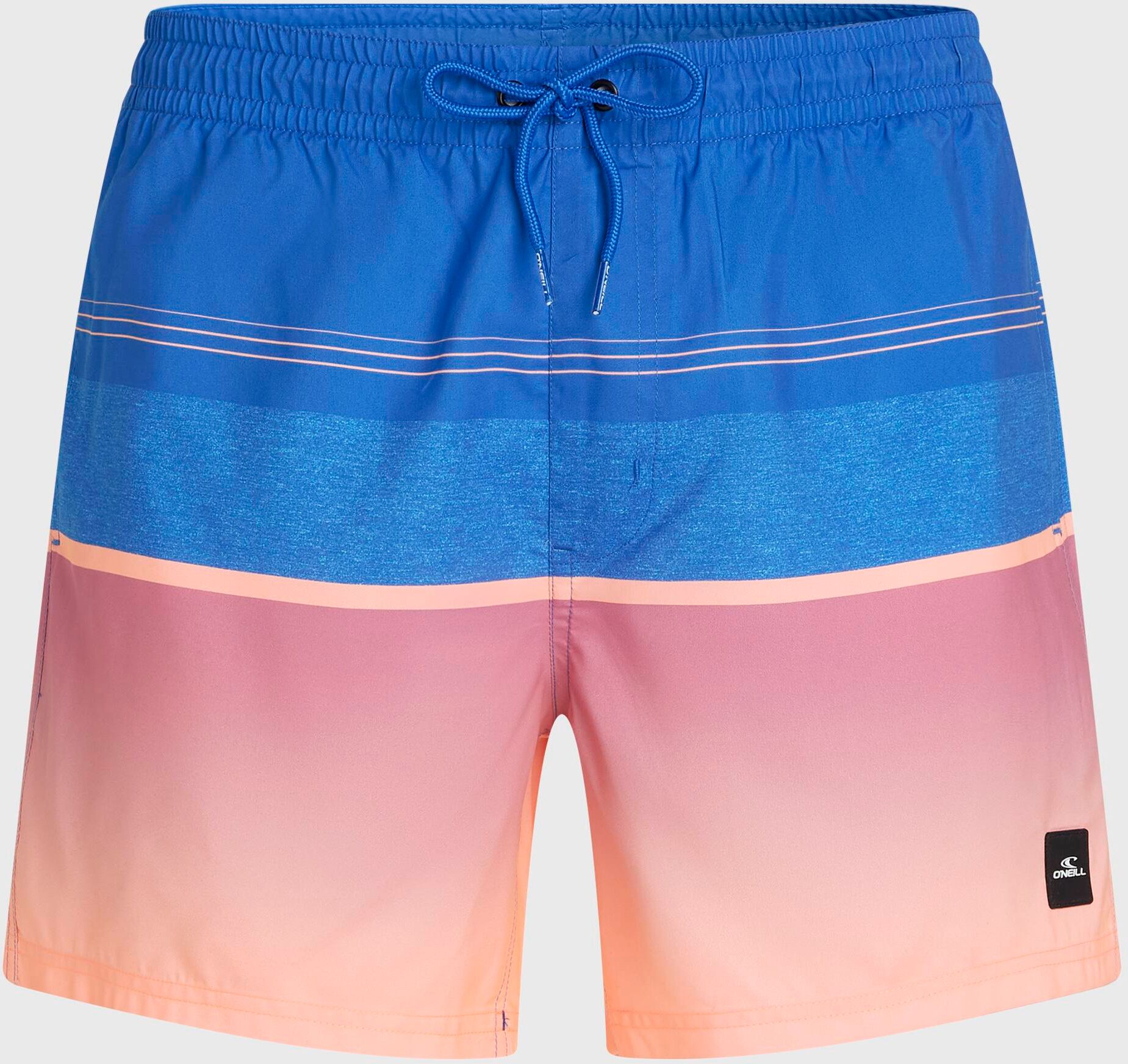 Badeshorts O'NEILL "O'NEILL GRADIENT 15'' SWIMSHORTS", Herren, Gr. L (52), N-Gr, bunt (blau gradien), Obermaterial: 100% Polyester, Badehosen Badeshorts, mit Hyperdry-Technologie, aus leichtem Mikrofasergewebe blau gradien L (52), N-Gr