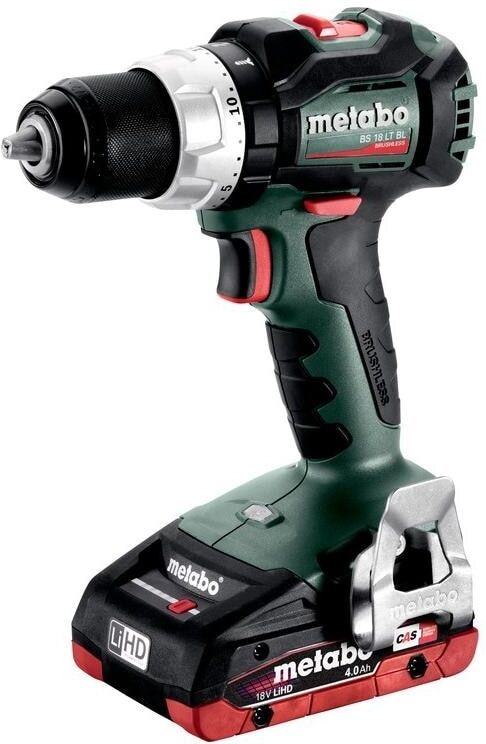 Akku-Bohrschrauber METABO "Metabo Akku-Bohrschrauber BS 18 LT", grün (bunt), Bohrmaschinen, Akku-Bohrschrauber, Mit zweitem Akku/Ladegerät bunt Einheitsgröße