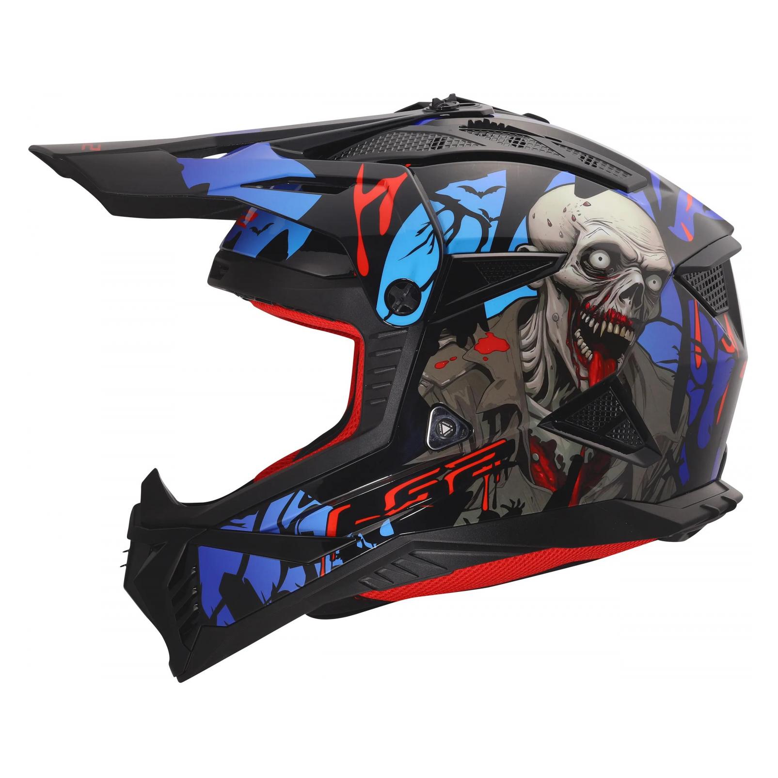 LS2 MX708 FAST II ZOMBIE II MX-Helm (M) (467082426M)