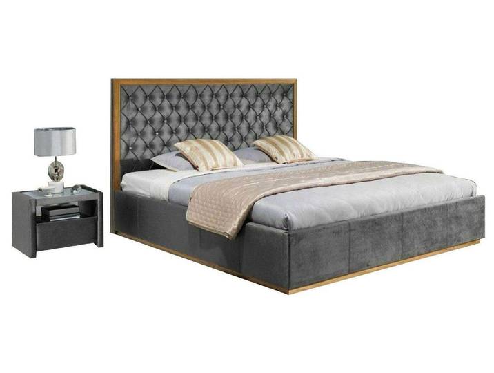 Xlmoebel Polsterbett Luxus Polsterbett in modernem Textil-Design für das Schlafzimmer (Bett, Bett), Hergestellt in Europa