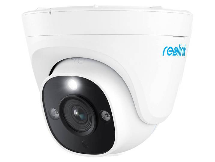 Reolink P334 - Caméra de sécurité extérieure intelligente PoE Ultra HD 4K 8MP\, compatible avec les cartes mémoire jusqu'à 256 Go et la détection de personnes\, véhicules et animaux.