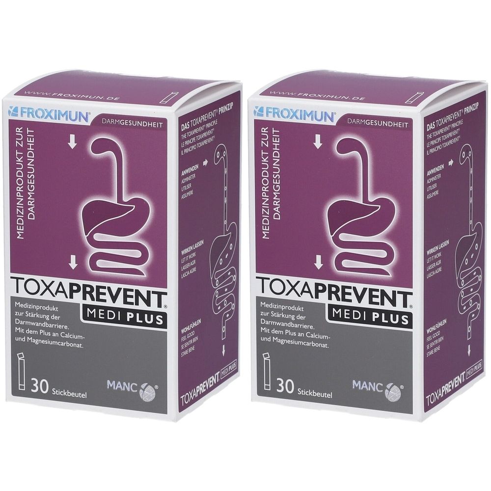 Froximun Toxaprevent Medi Plus Stick 2x 2x30x3 g Pulver