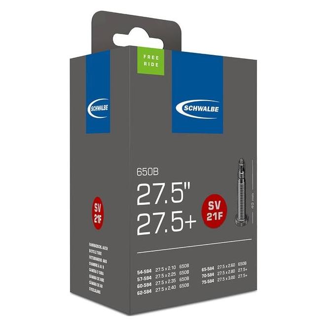 Schwalbe No. 21F Inner Tube - 27.5" (Presta (SV), 27.5", 40 mm) (10400073)