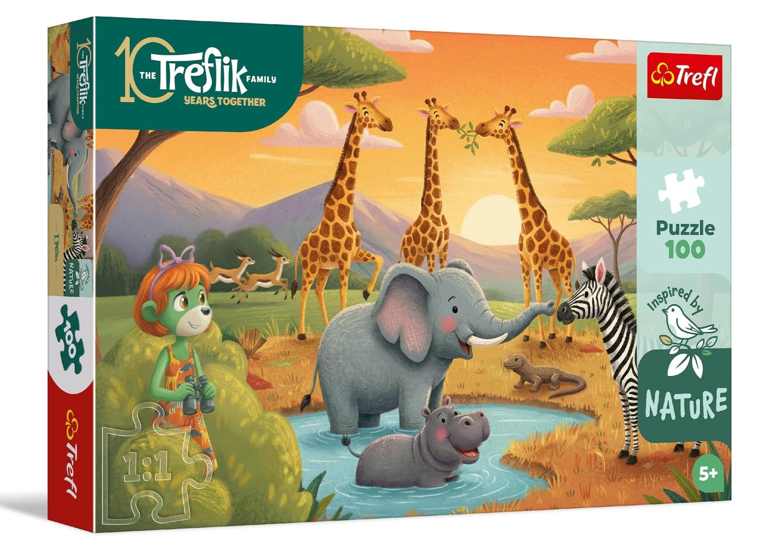 Trefl Puzzel Wesoła ferajna Vrolijk gezelschap 100 stukjes