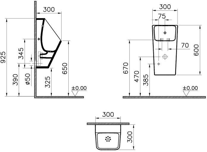 VitrA S20 Urinal