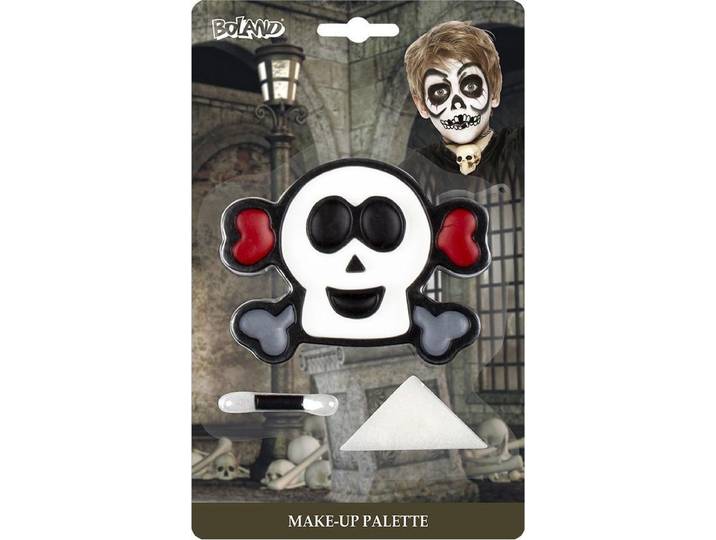 Boland - Palet schmink Doodskop - Schmink palet - Carnaval Halloween Themafeest