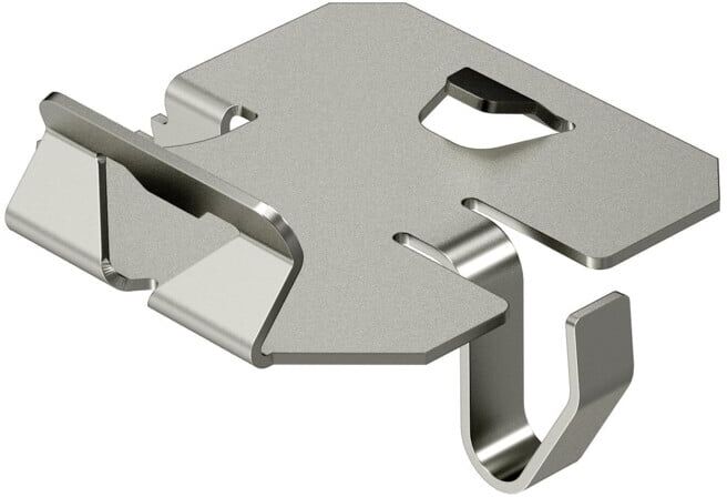 OBO Bettermann Pièce de serrage KS KR A2 pour goulotte câbles (6062280)