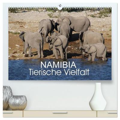 Namibia - Tierische Vielfalt (hochwertiger Premium Wandkalender 2027 DIN A2 quer), Kunstdruck in Hochglanz