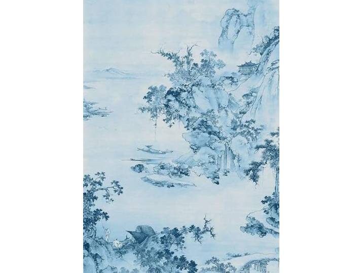 Komar Blue China Vlies Fototapete 200x280cm 2-bahnen.