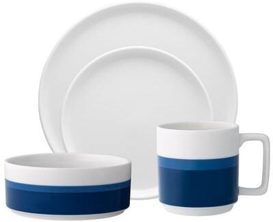 Noritake ColorStax Stripe 4-Piece Stax Place Setting, Service for 1
