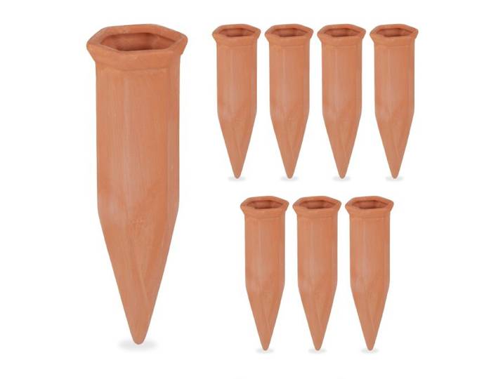 Relaxdays Tonkegel zur Bewässerung 8er Set