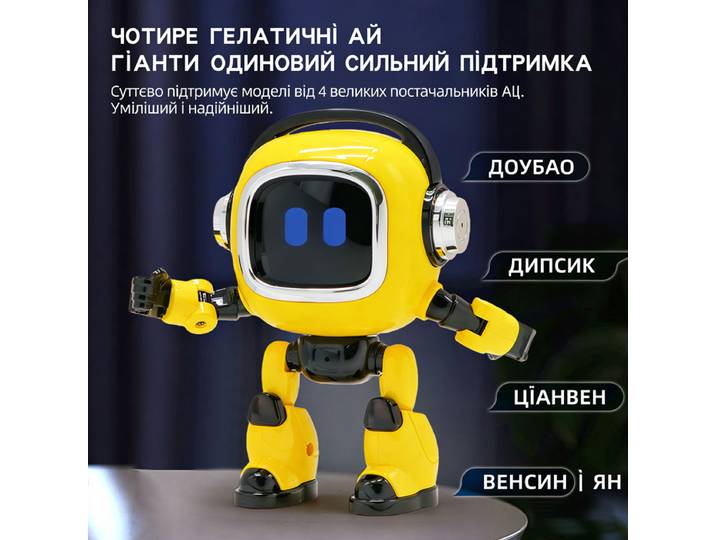 Nouveau Robot Intelligent IA Russe 2026 pour Enfants - Jouet de Table Interactif Éducatif Précoce avec Dialogue Vocal