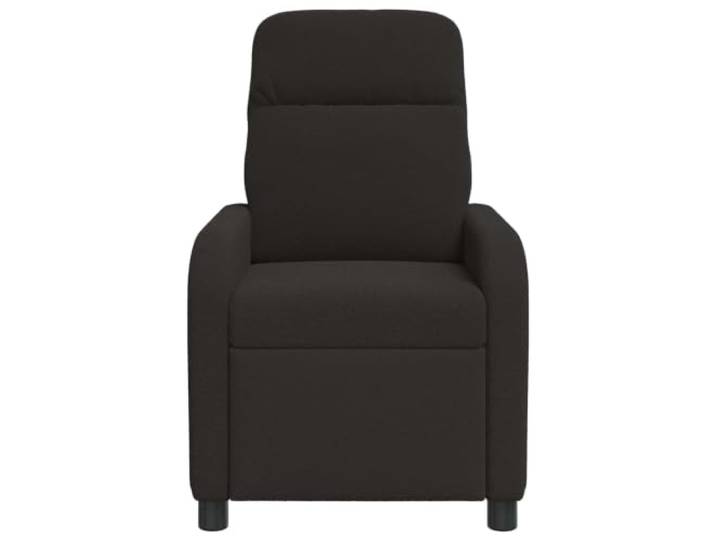 Sessel Recliner Schwarz Bouclé mit verstellbarer Rückenlehne 115-160 Grad Bouclé-Gewebe, verstellbar 115-160°, Schaumstoff und Faser, moderner Stil, einfache Pflege