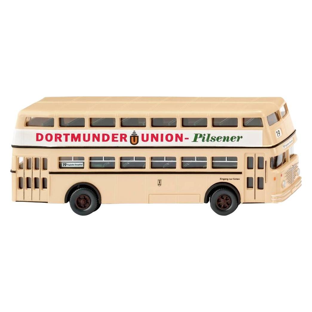 Wiking 072206 H0 Bus Modell Büssing Doppeldeckerbus D2U Dortmunder Union (072206)