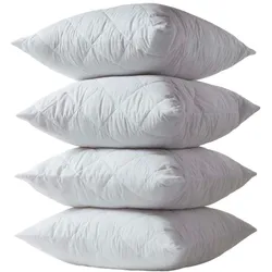 KISSENSCHONER gesteppt 60/60 cm, 4er-Set, mit Reißverschluss