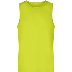 James & Nicholson Herren Sport Tanktop Tank Top JN738 acid yellow L