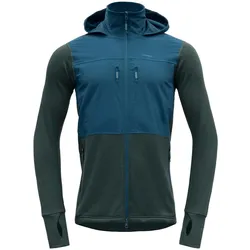 DEVOLD HERØY HYBRID MERINO JKT MAN WOODS Herren Wander- /Unterjacke grau/blau - M