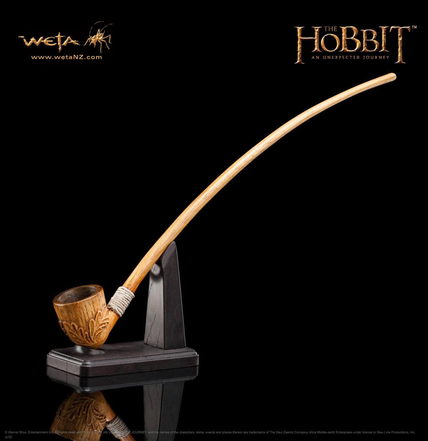 Weta Workshop De Hobbit Bilbo Beutlin Pijp Replica, 35 cm