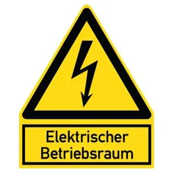 PROTEC Warnzeichen Elektr. Betriebsraum PWZEB (200x244mm)