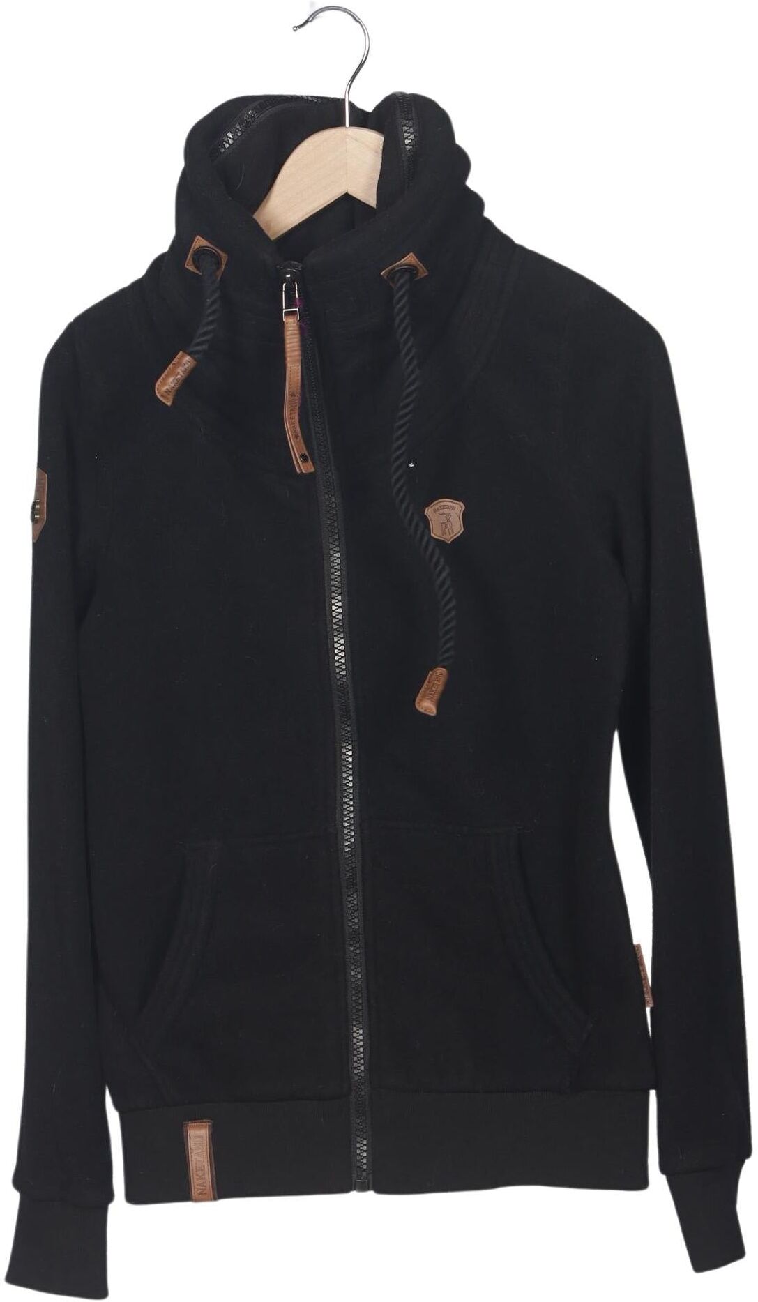 Naketano Damen Sweater, Schwarz, Gr. M, Synthetik - Second Hand