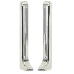Endstück Für Sockel Progress Profile silver Glanz, Edelstahl Kantenhöhe 60 mm, TPZCTAC605