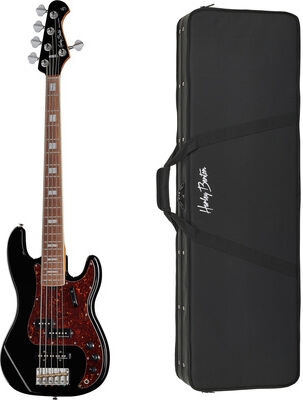 Harley Benton MV-5PJ Black w/Case Black