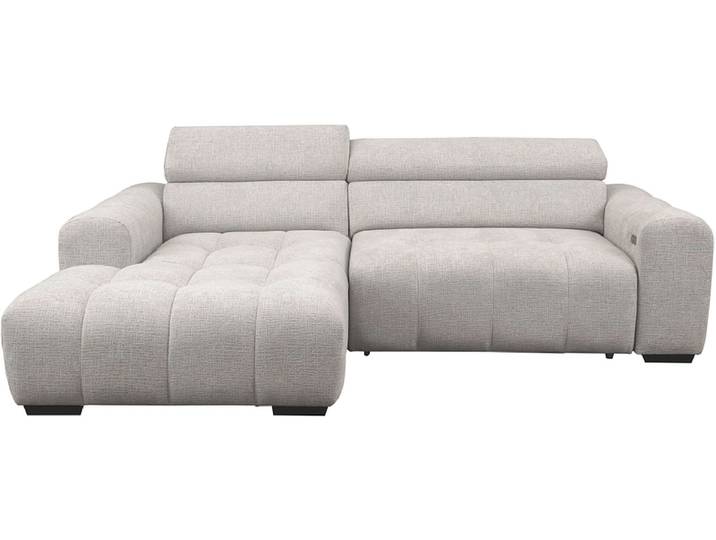 Ecksofa ZONDA Stoff silber