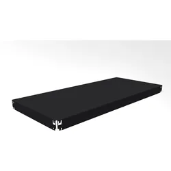 Zusatz-Fachboden Biedrax 40 x 80 cm, Schwarz, Stahlboden, Fachlast 100 kg