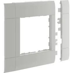 Hager GR1000KA7035 Rahmenblende modular, BR, ZS 55, OT 100, hfr, lichtgrau