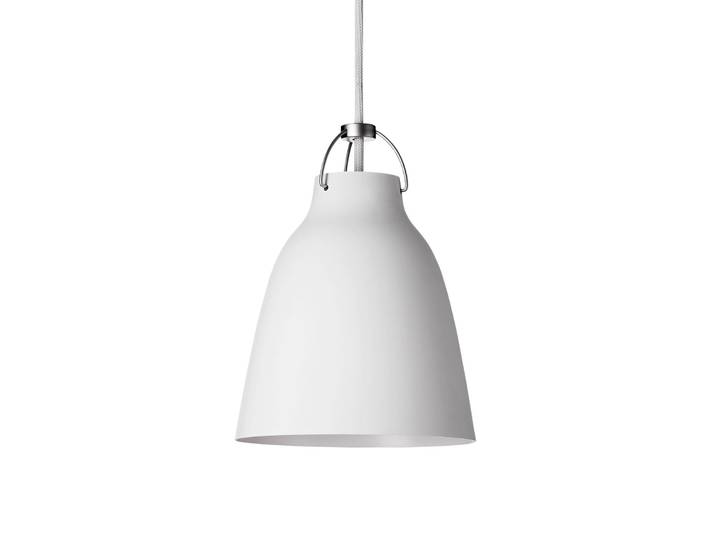 Suspension Caravaggio™ P1 blanc mat - FRITZ HANSEN Caravaggio P1 - Salon / séjour - Design - Métal - À ampoule unique