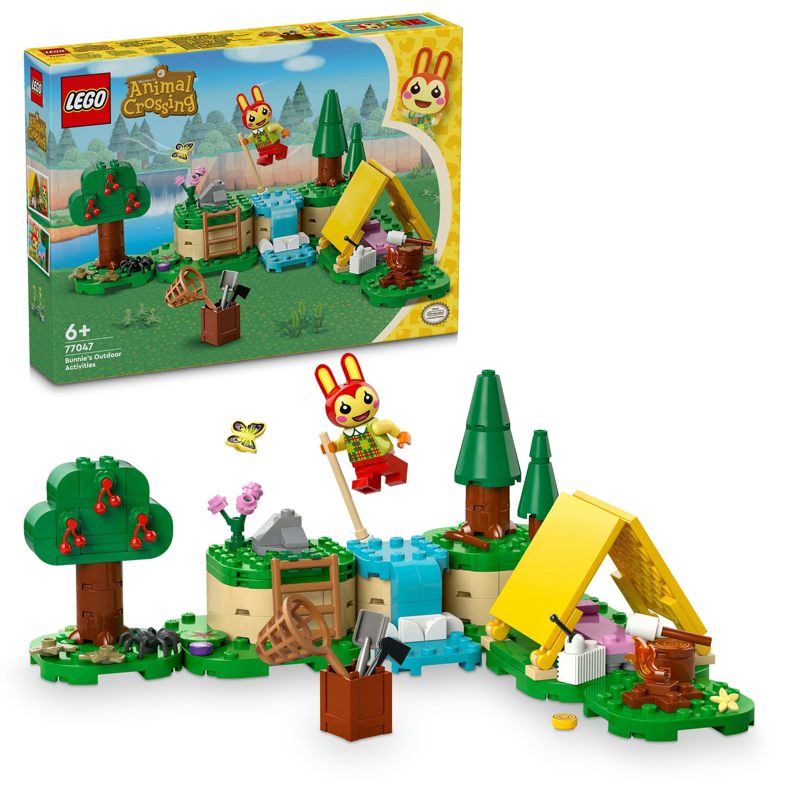LEGO Animal Crossing Bunnies buitenactiviteiten 77047