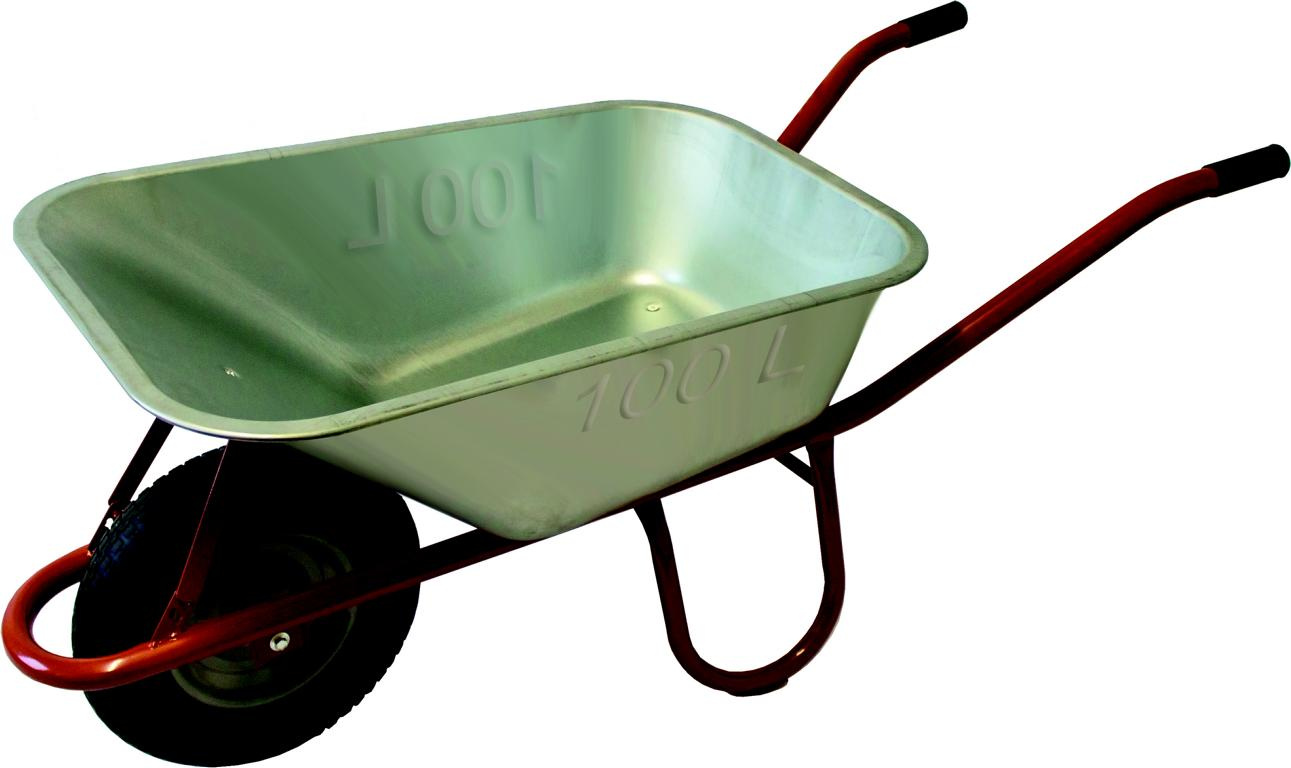 PROFIBAUTECH Bauschubkarre 100 L 200 kg Tragkraft 09401084