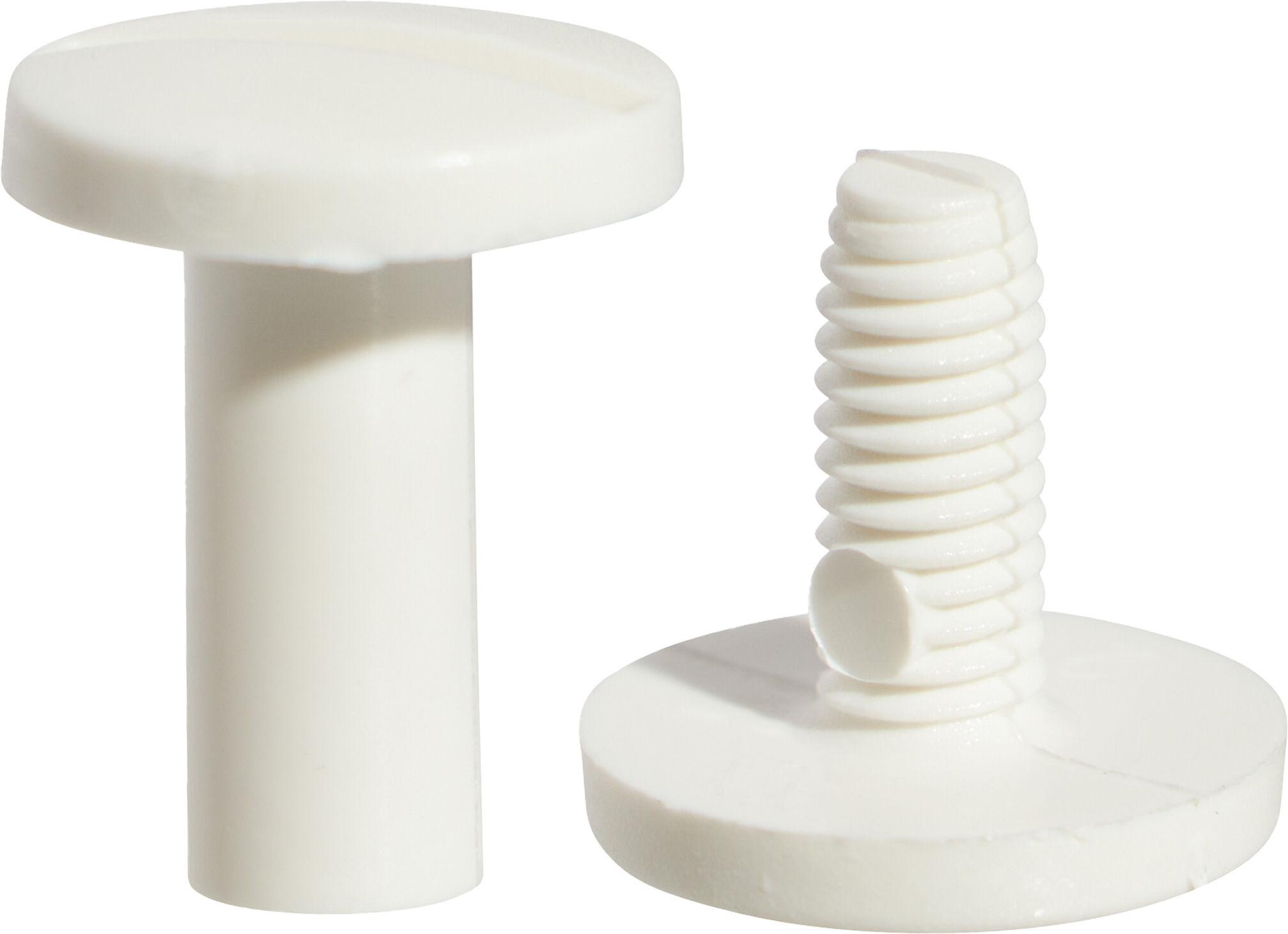 SPRINTIS 100 Unités - Vis reliures en plastique, blanc   12 mm, polyamide