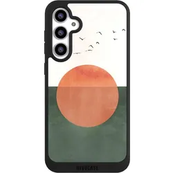 Nivocase Handyhülle für Samsung Galaxy S23 FE Hülle NIVOpure Case Schwarz Sonnenschein Sonnenuntergang (Samsung Galaxy S23 FE), Smartphone Hülle, Schwarz