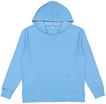LAT 6936 Vintage Wash Hoodie in Washed Tradewind size Medium   Polyester Blend