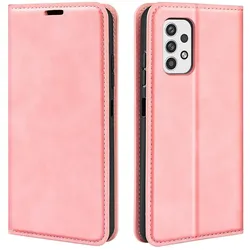König Design Hülle Handy Schutz für Samsung Galaxy A23 Case Cover Tasche Wallet Etui 360 Grad (Samsung Galaxy A23), Smartphone Hülle, Rosa