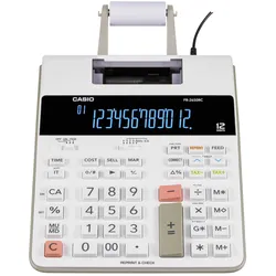 Casio FR-2650RC - Druckrechner - LCD - 12 Stellen - Wechselstromadapter