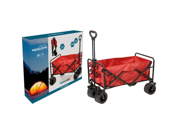 Bollerwagen rot/Schwarz