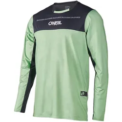 O Neal, Herren, Velotrikot, Oneal ELEMENT FR Jersey HYBRID V.26 (S), Grün, Schwarz, S