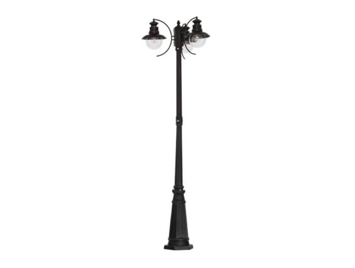 Lindby Lampadaire extérieur Eddie à intensité variable (Traditionnel) en Marron (à 3 lampes\, E27) Candélabre luminaire d’extérieur