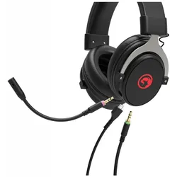 Marvo HG9052 Kabelgebundene Kopfhörer USB (Kabelgebunden), Gaming Headset, Schwarz, Grau
