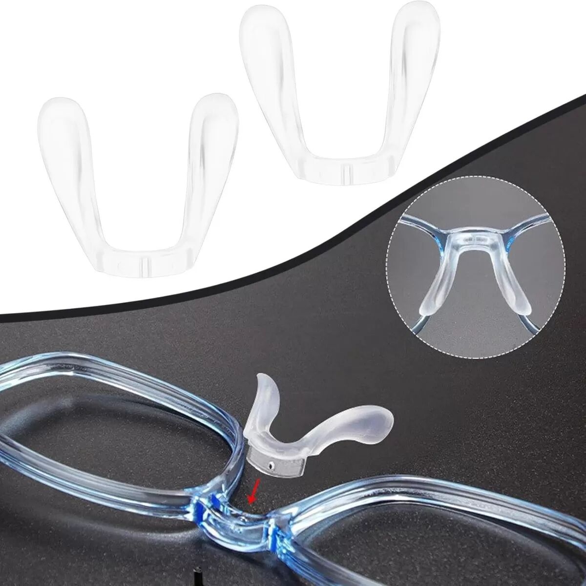 INF Plaquettes de nez de selle (paquet de 5) pour un confort amélioré