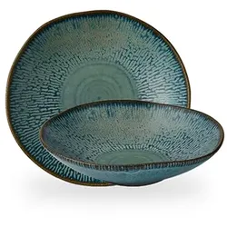 Churchill Cascade Sapphire Blue Natural Schale 22cm