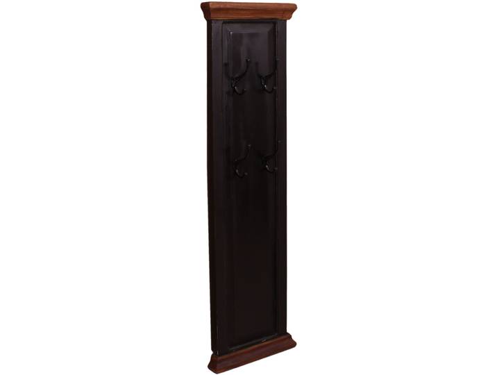 Garderobenpaneel Sica schwarz Holz/MDF B 35 T 3 H 110 cm - Garderobenpaneel