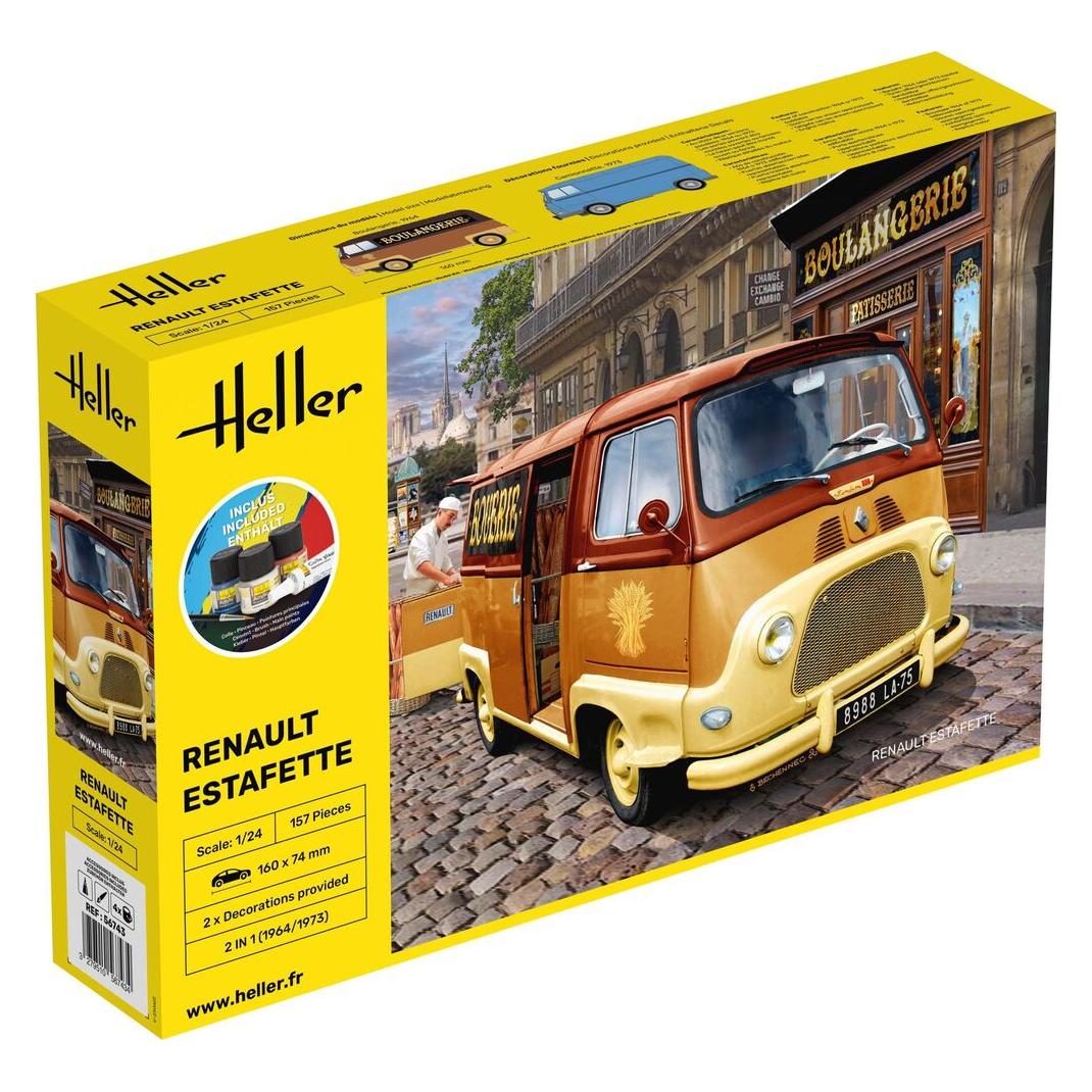 Heller STARTER KIT RENAULT Estafette New Mould (56743)