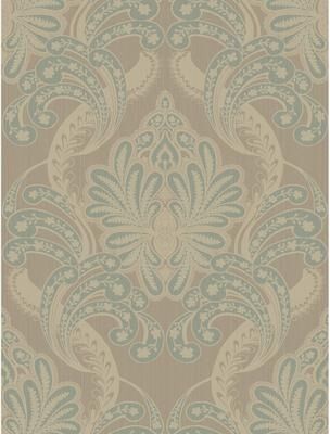 Seabrook Designs Edme Floral Damask Unpasted Wallpaper